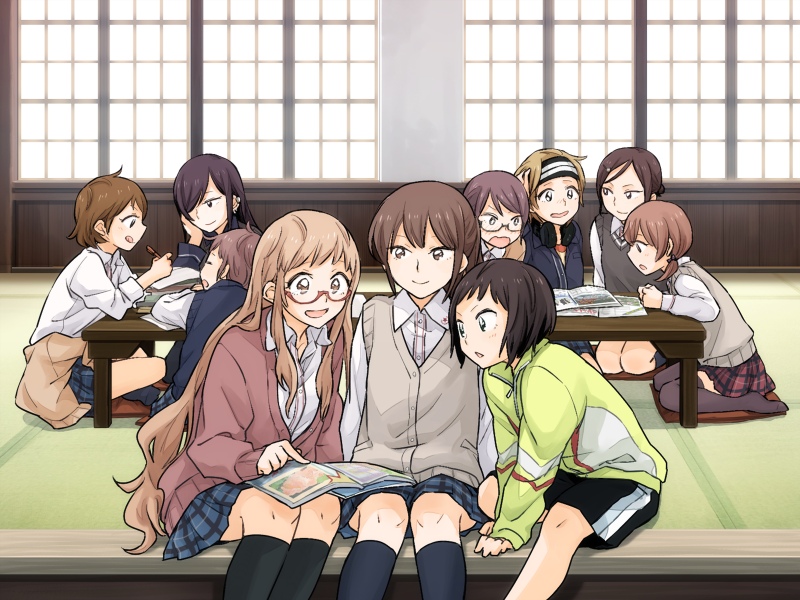 6+girls, aihara_miki, ano_fuji, ariu_aki, everyone, futano_sasa, game_cg, ichiki_umi