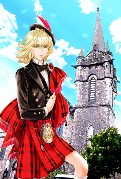 10s, 1boy, alternate_costume, barnaby_brooks_jr., blonde_hair, bow, bowtie, glasses