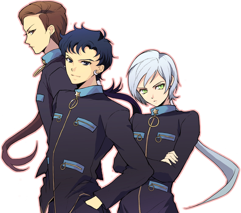 1990s_(style), 3boys, bishoujo_senshi_sailor_moon, bishoujo_senshi_sailor_moon_sailor_stars, bishoujo_senshi_sailor_moon_stars, colorful_m, kou_seiya, kou_taiki