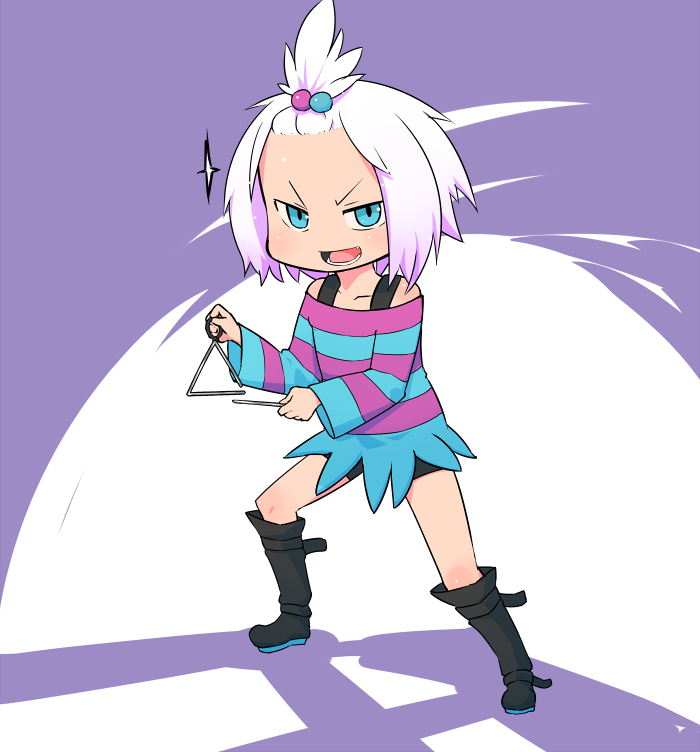 10s, 1girl, blue_eyes, boots, female_focus, fukurou_(owl222), gym_leader, hair_bobbles