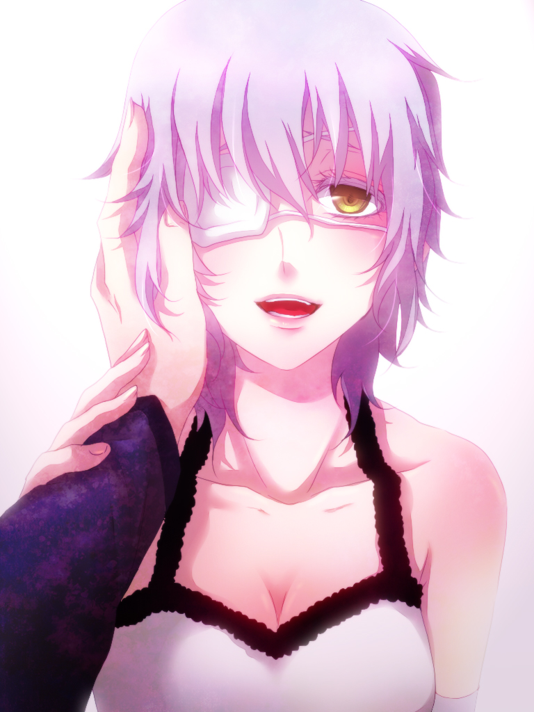 1girl, bad_id, bad_pixiv_id, bloom, breasts, claudia_hortensia, cleavage, dress