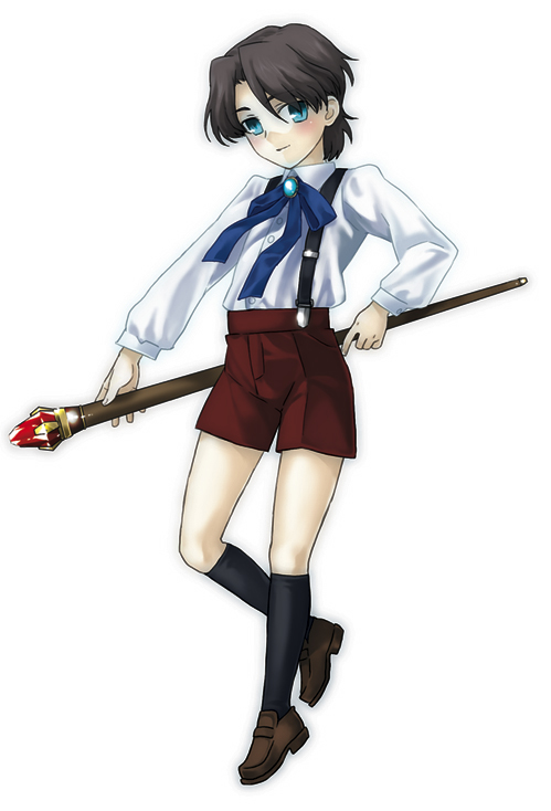 1boy, aged_down, blue_eyes, brown_hair, child, fate/zero, fate_(series), gem