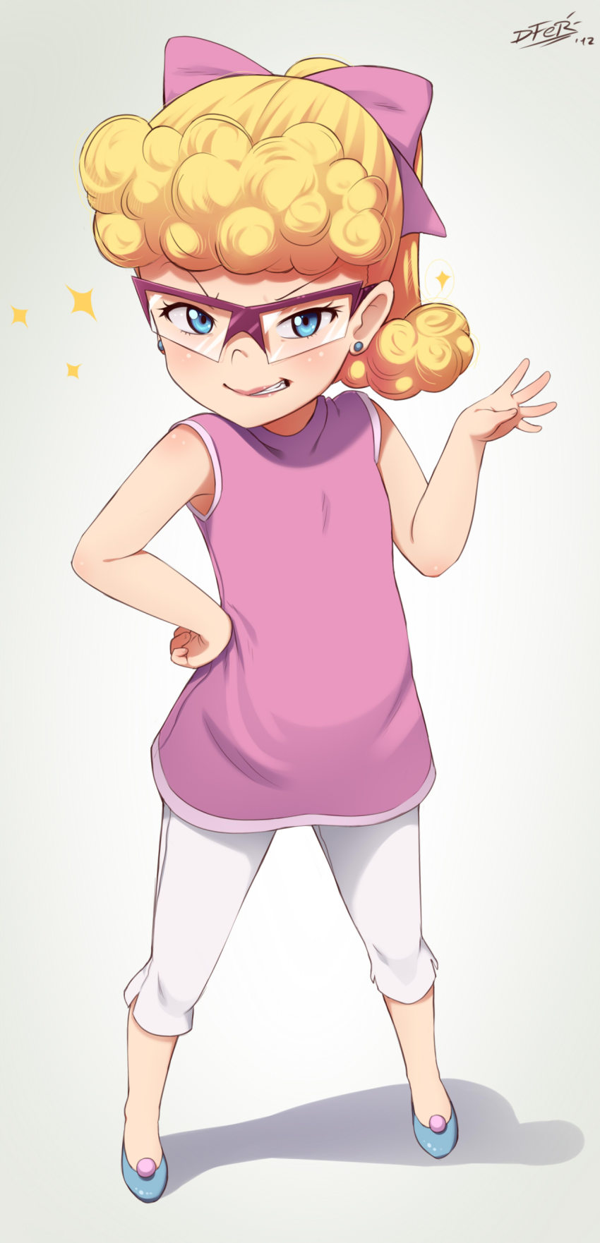 10s, 1girl, 2012, absurdres, artist_name, bad_id, blonde_hair, blue_eyes