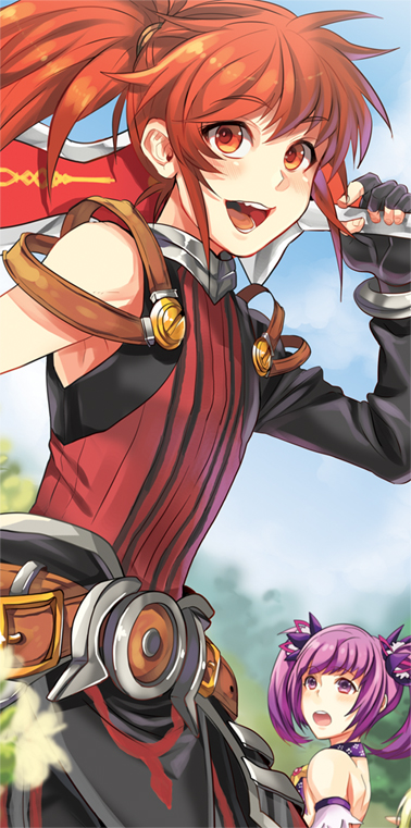 1boy, 1girl, :o, aisha_landar, arubeni, bad_id, bad_pixiv_id, battle_magician_(elsword)