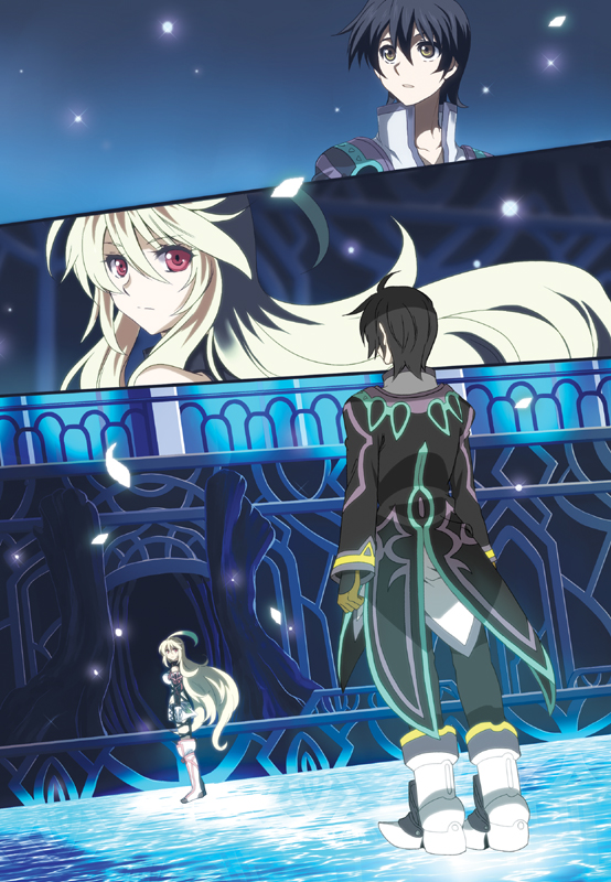 1boy, 1girl, ahoge, aozora_airu, bad_id, bad_pixiv_id, black_hair, blonde_hair