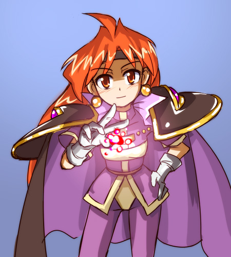 1girl, armor, blue_background, bodysuit, cape, closed_eyes, cowboy_shot, female_focus