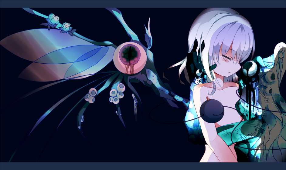 1girl, bad_id, bad_pixiv_id, blush, closed_eyes, collarbone, female_focus, komeiji_koishi