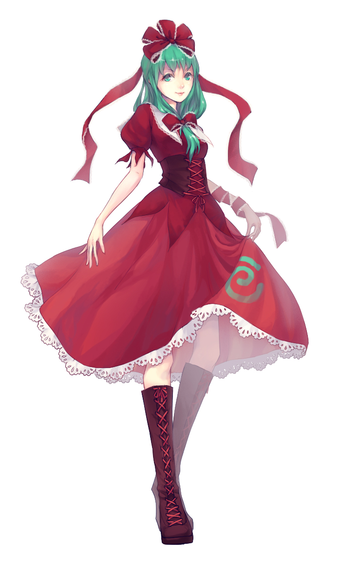 1girl, bad_id, bad_pixiv_id, bow, cross-laced_footwear, echoes_(artist), echoes_(cassandratree), female_focus