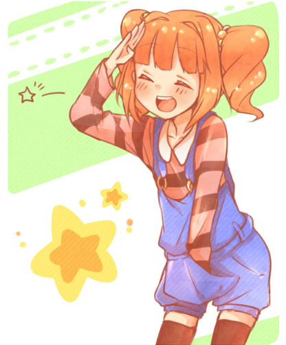 1girl, black_thighhighs, brown_hair, closed_eyes, female_focus, idolmaster, idolmaster_(classic), nanaribon