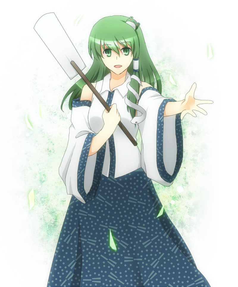 1girl, bad_id, bad_pixiv_id, blush, breasts, detached_sleeves, female_focus, flugel