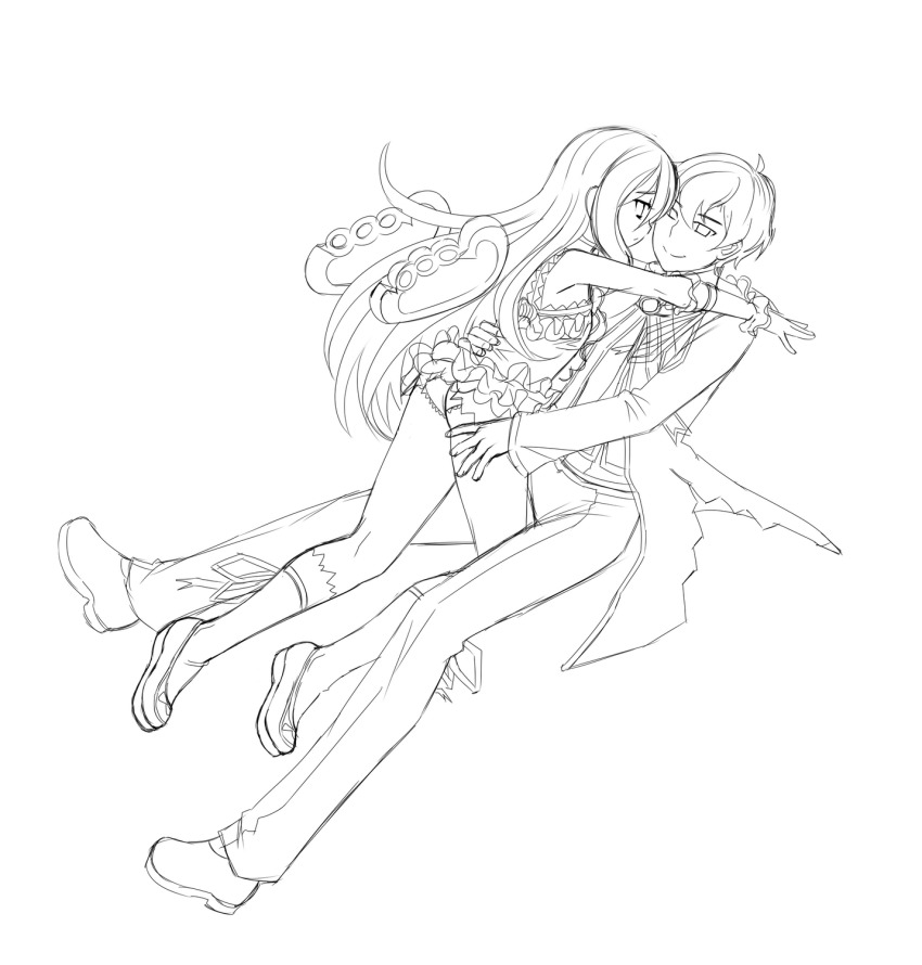 1boy, 1girl, al_azif_(demonbane), cosplay, couple, daijuuji_kurou, dalian, dantalian_no_shoka