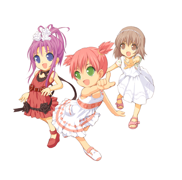 10s, 3girls, amatsuka_nijiko, amatsuka_sakura, amatsuka_sora, baby_princess, bad_id, bad_pixiv_id