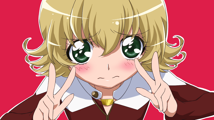 1boy, bad_id, bad_pixiv_id, barnaby_brooks_jr., blonde_hair, blush, cure_peace_pose, derivative_work