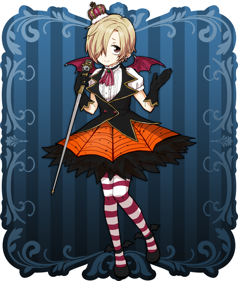 10s, 1girl, bad_id, bad_pixiv_id, bags_under_eyes, bat_wings, black_shoes, blonde_hair