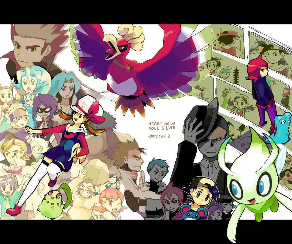 00s, 1990s_(style), 6+boys, 6+girls, alternate_color, archer_(pokemon), ariana_(pokemon), baseball_cap