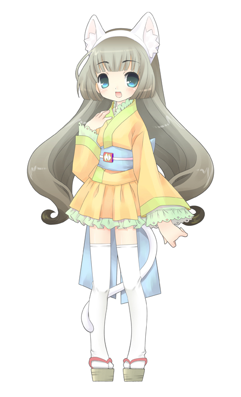 1girl, animal_ears, bad_id, bad_pixiv_id, blush, cat_ears, cat_tail, fake_animal_ears