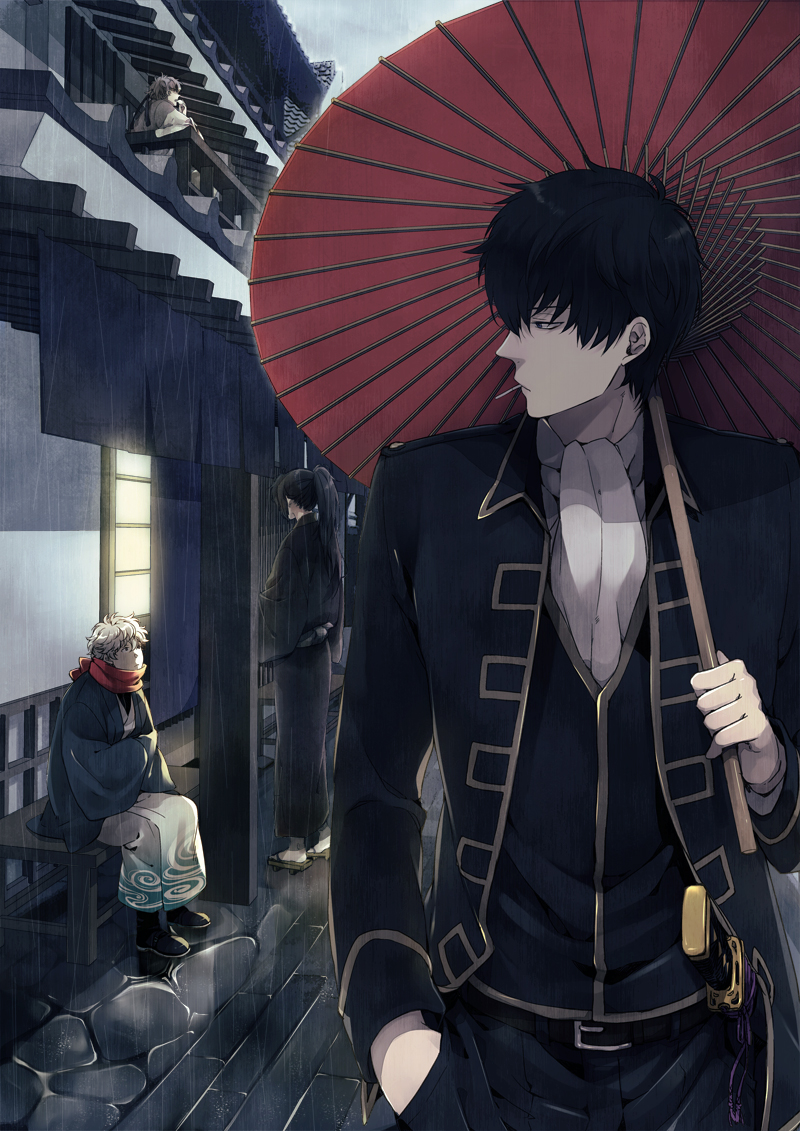 4boys, black_eyes, black_hair, gintama, haori, hijikata_toushirou, japanese_clothes, kimono
