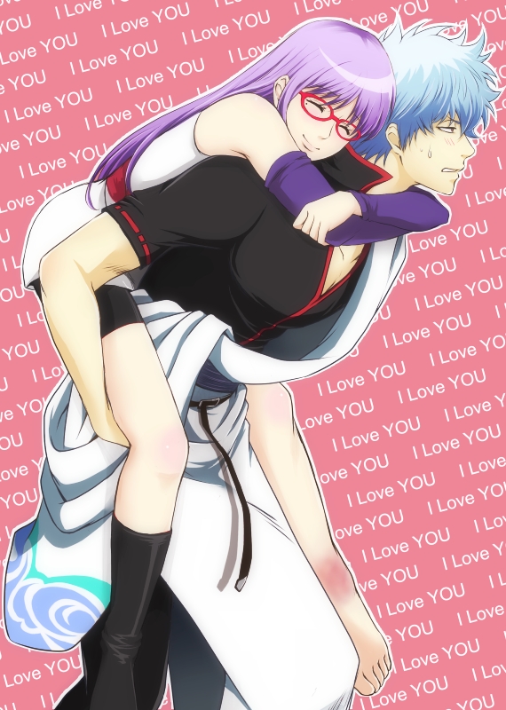 1boy, 1girl, arm_warmers, barefoot, black_shirt, blouse, blue_hair, blush