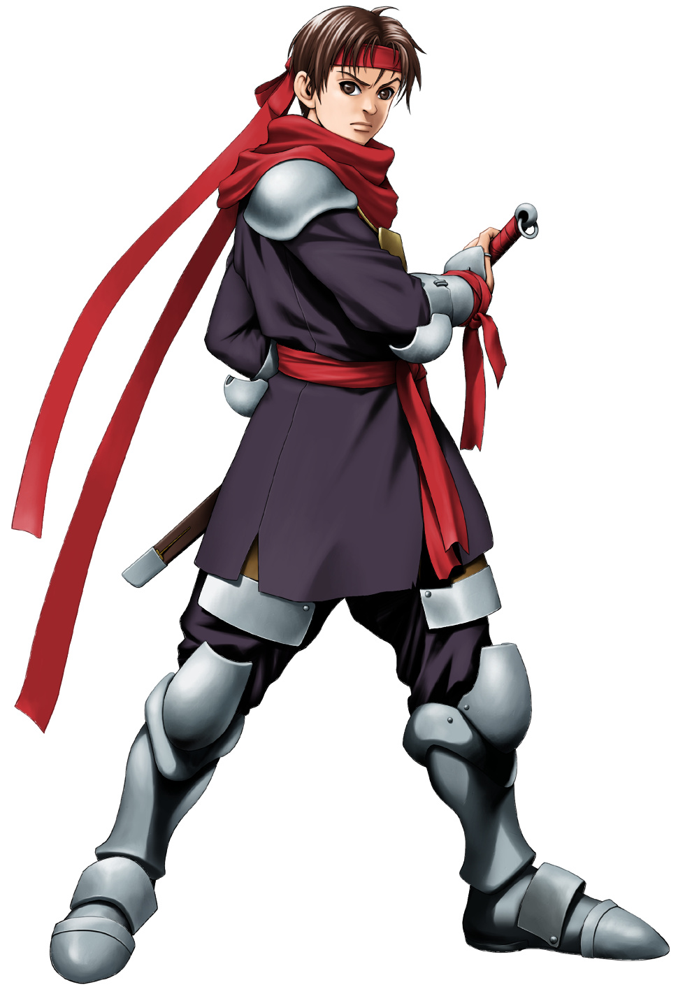 1boy, 3d, arc, arc_(arc_the_lad), arc_the_lad, arc_the_lad_generation, armor, bandana