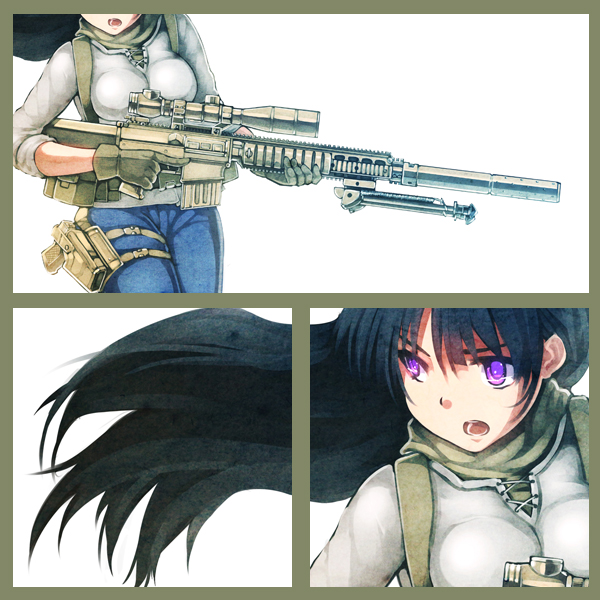 1girl, call_of_duty, call_of_duty:_modern_warfare_3, female_focus, gender_request, genderswap, gun, load_bearing_vest