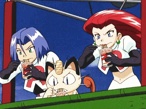 1boy, 1girl, alternate_color, animated, animated_gif, gen_1_pokemon, ichiishi_sayuri, james_(pokemon)