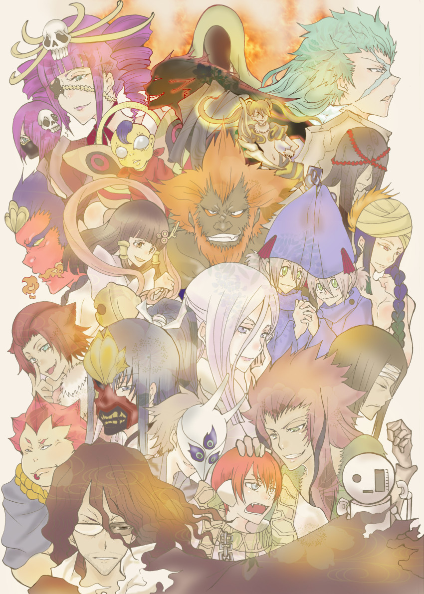 absurdres, ashisogijizo, bleach, bleach:_zanpakutou_ibun_hen, gegetsuburi, gonryoumaru, haineko, highres, hisagomaru, houzukimaru, hyourinmaru, katen_kyoukotsu, kazeshini, minazuki, moonshinemituki, ruirokujaku, senbonzakura, sode_no_shirayuki, sougyo_no_kotowari, suzumebachi, tagme, tenken, tobiume, wabisuke, zabimaru, zangetsu_(bleach)