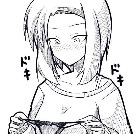 1girl, blush, female_focus, jikkyou_powerful_pro_yakyuu, kimura_saeka, mechazinaida, monochrome, panties