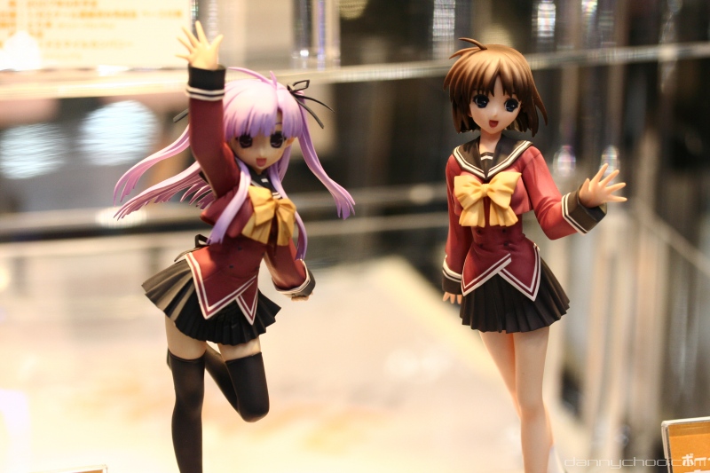 2girls, boy_meets_girl, figure, figure_(medium), kasugano_haruna, miniskirt, multiple_girls, photo_(medium)