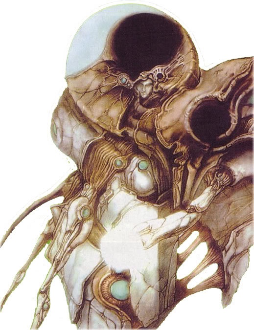 game_console, magic, male_focus, melbu_frahma, monster, official_art, the_legend_of_dragoon, wingly