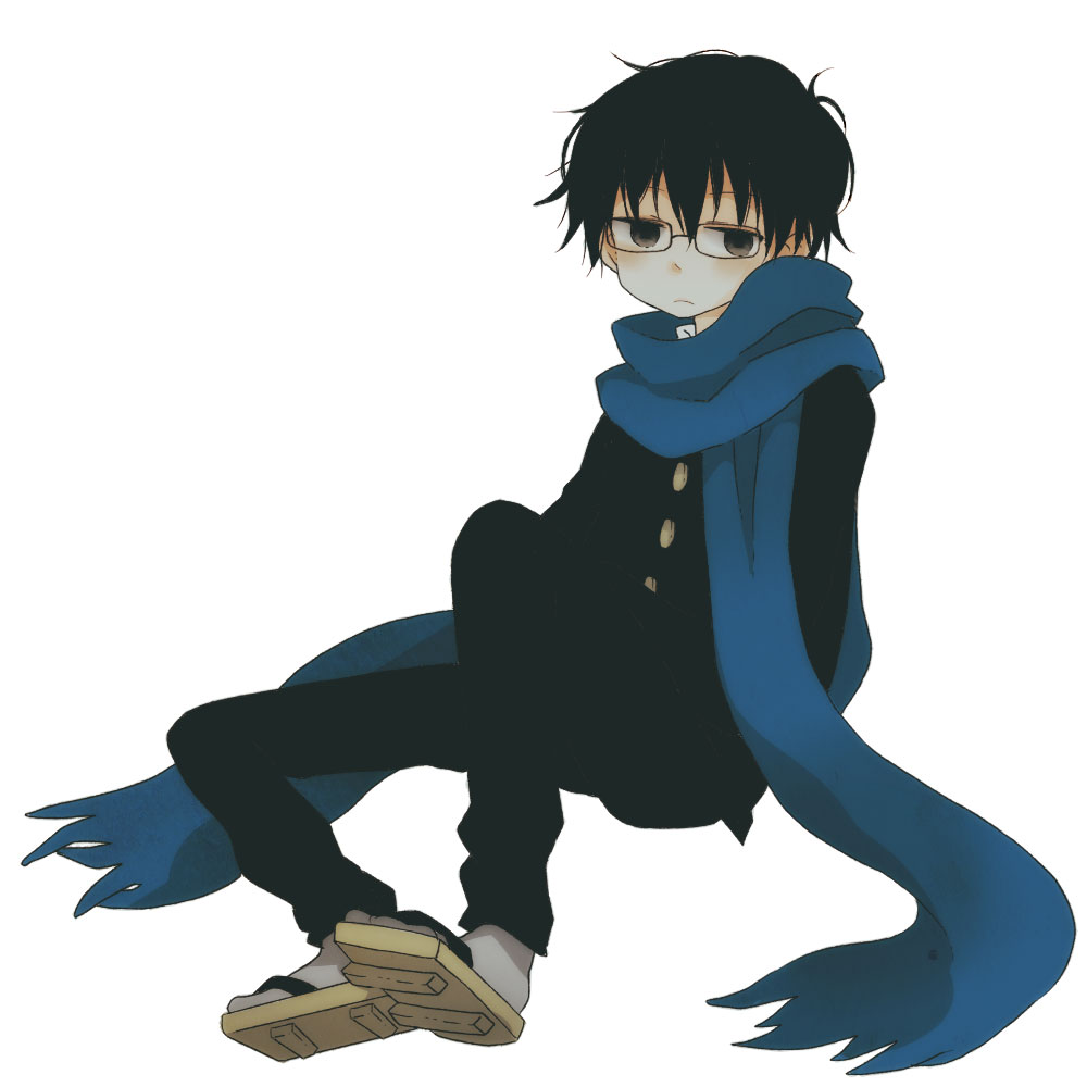 1boy, bemani, black_eyes, black_hair, frown, gakuran, glasses, hat