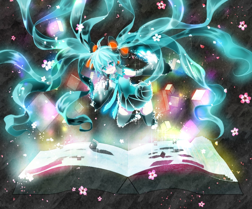 1girl, amakawa_sakko, bad_id, bad_pixiv_id, female_focus, hatsune_miku, long_hair, sakko0212