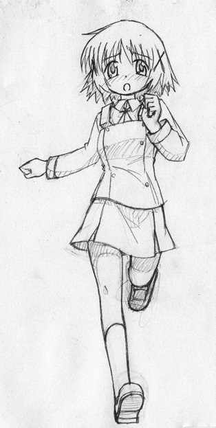 00s, bad_id, bad_pixiv_id, greyscale, hidamari_sketch, monochrome, school_uniform, sketch