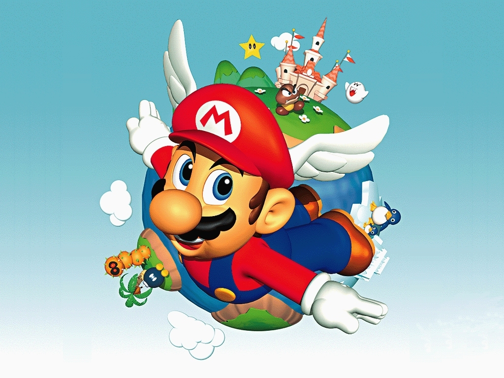 bird, bob-omb, boo_(mario), flying, goomba, head_wings, mario, mario_(series)
