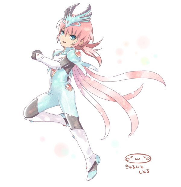 1boy, blue_eyes, full_body, inazuma_eleven_(series), inazuma_eleven_go, inazuma_eleven_go_chrono_stone, keshin_armed, kirino_ranmaru