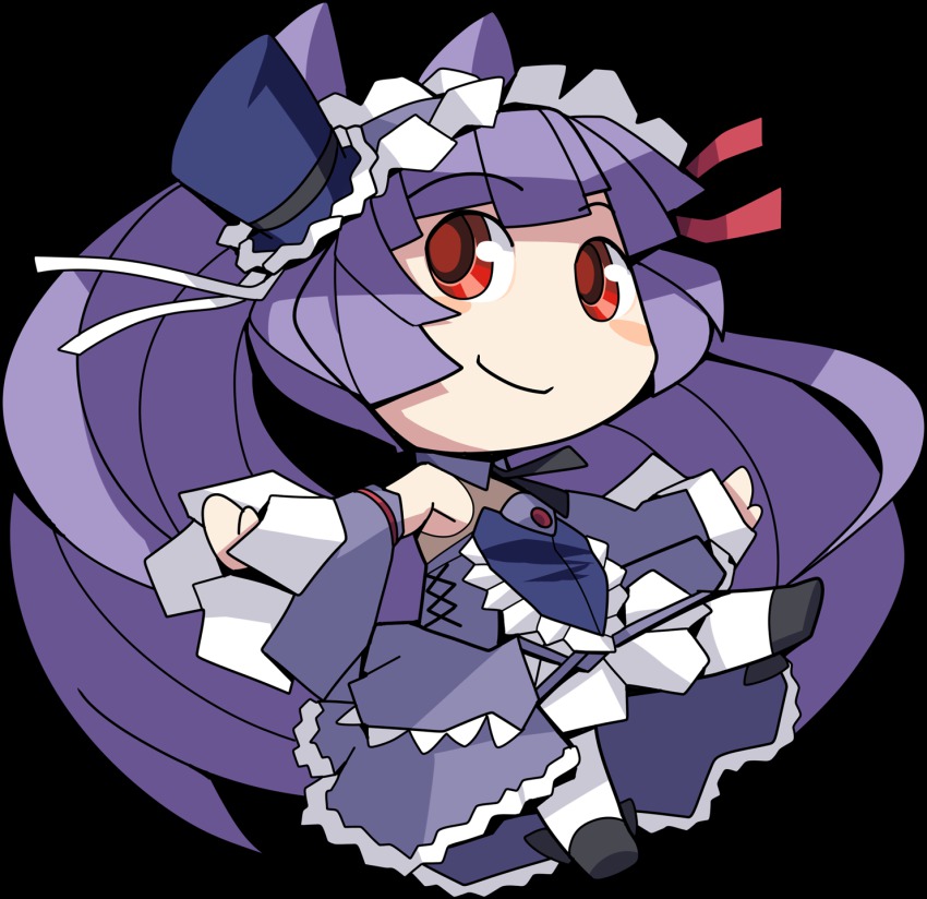 1girl, arc_system_works, ban!_(bansankan), bare_shoulders, celia_(chaos_code), chaos_code, chibi, corset