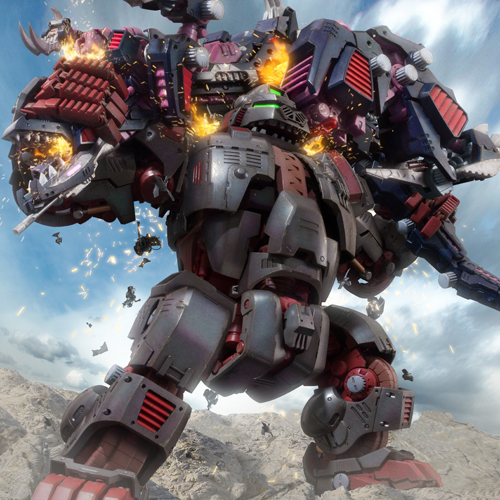 backbreaker, broken, claws, cloud, day, dinosaur, genosaurer, gorilla