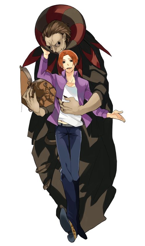 2boys, animal_print, bad_id, bad_pixiv_id, black_eyes, book, fate/zero, fate_(series)