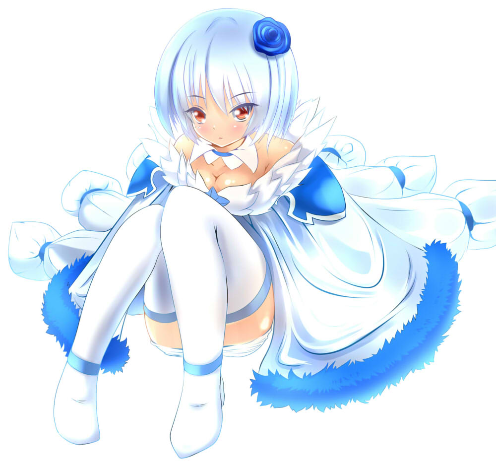 1girl, bra-cky, breasts, brown_eyes, choker, cleavage, fairy_tail, female_focus