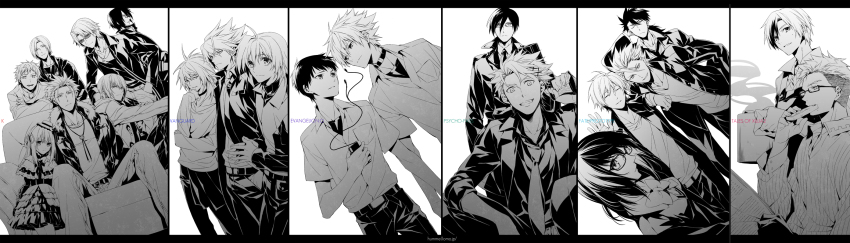 10s, 2girls, 6+boys, arthur_pendragon_(fate), bad_id, bad_pixiv_id, cardfight!!_vanguard, column_lineup