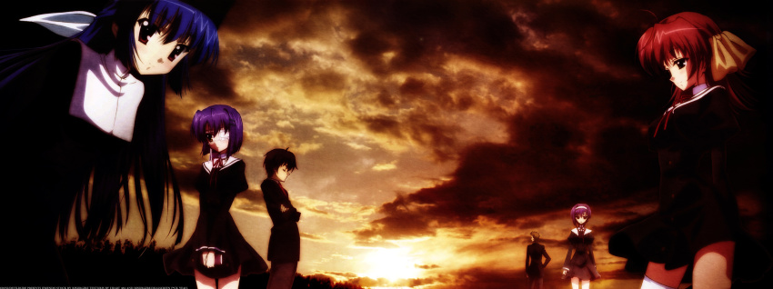 00s, absurdres, amamiya_yuuko, dualscreen, ef_(visual_novel), highres, hirono_hiro, long_image