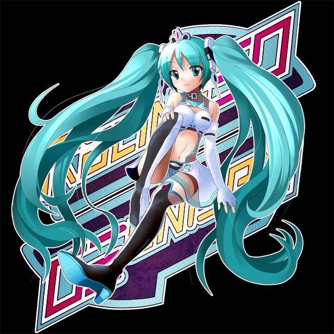 1girl, aqua_eyes, aqua_hair, boots, elbow_gloves, female_focus, fingerless_gloves, gloves