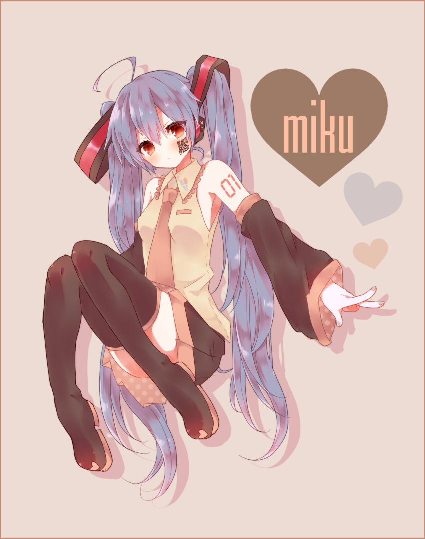 1girl, ahoge, aizawa_mota, bad_id, bad_pixiv_id, blue_hair, boots, character_name