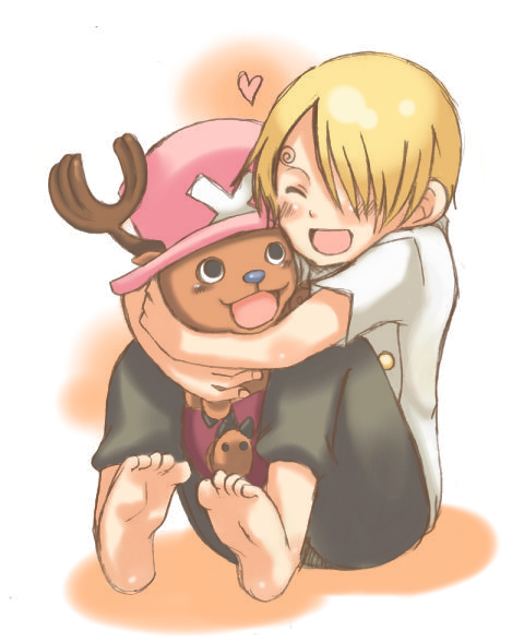 2boys, aged_down, blonde_hair, child, male_focus, multiple_boys, nobeko, one_piece