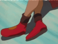 1990s_(style), 1girl, animated, animated_gif, anime_screenshot, closed_eyes, dark-skinned_female, dark_skin, el_hazard, female_focus, lowres, lying, midriff, red_hair, retro_artstyle, shayla-shayla, short_hair, sleeping, solo