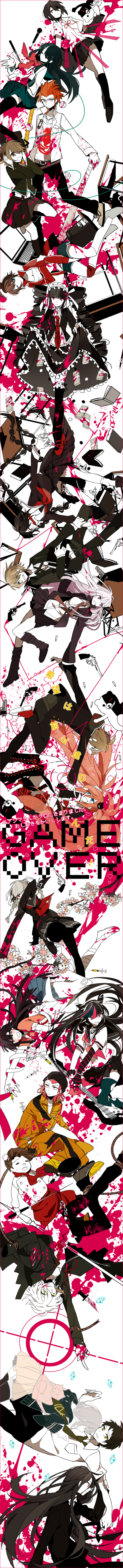 10s, 6+boys, 6+girls, absurdres, akina422, asahina_aoi, bad_id, bad_pixiv_id