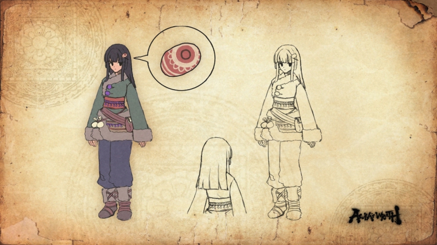 1girl, ahria_(asura's_wrath), asura's_wrath, bag, black_hair, boots, capcom, closed_mouth