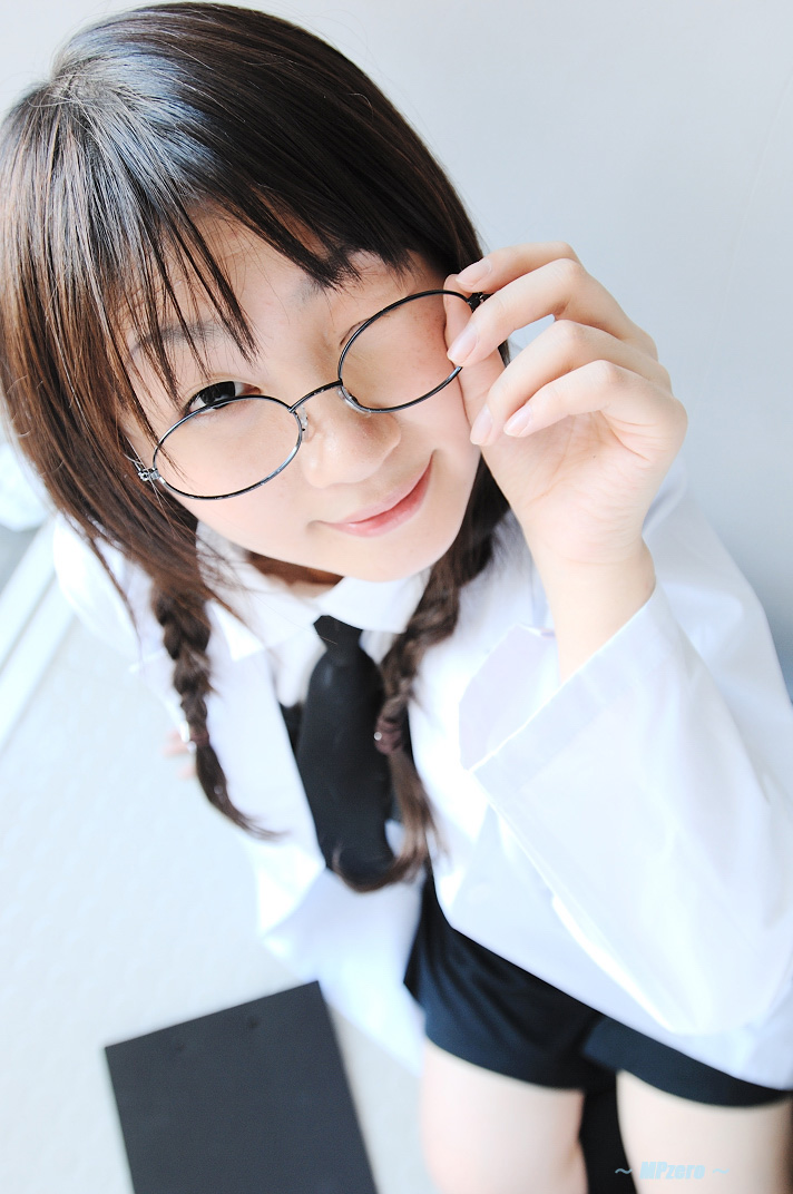 1girl, braid, brown_hair, clipboard, cosplay, d.gray-man, east_asian, female_focus