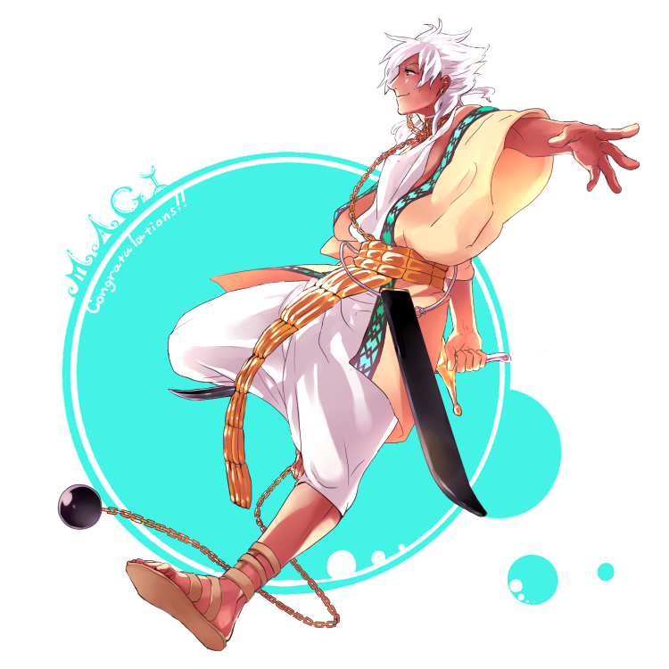 01rosso, 1boy, bad_id, bad_pixiv_id, chain, dark_skin, dark-skinned_male, jewelry