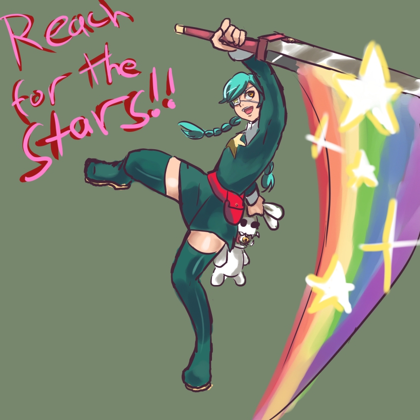 1girl, annie_(skullgirls), arc_system_works, bad_deviantart_id, bad_id, belt, belt_pouch, boots