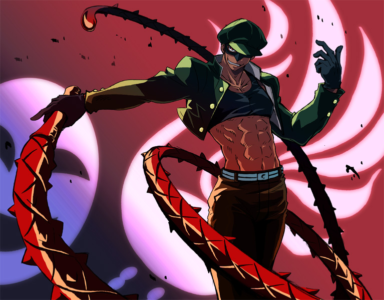 1boy, abs, akiyama_yuu, belt, newsboy_cap, collarbone, gakuran, gloves